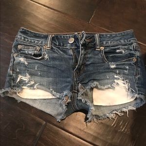 Cut off American Eagle shorts
